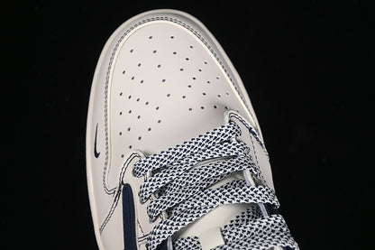 Travis Scott Fragment Design Nike Air Jordan 1 Low OG SP Blue White Sneakers