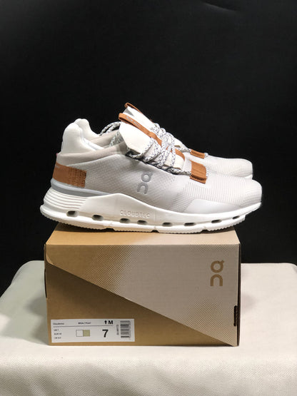 On Running Cloudnova Lightweight Sports Casual Shoes White/Pearl
