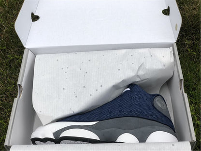 Nike Air Jordan 13 Retro Flint Blue White Sneakers