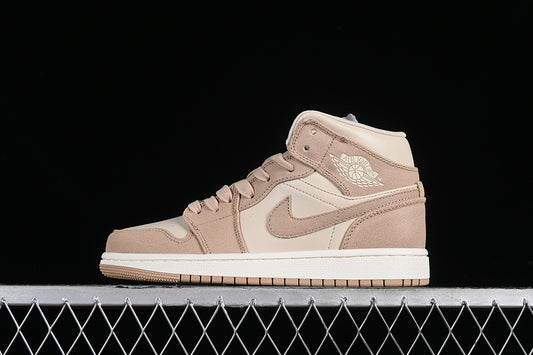 Nike Air Jordan 1 Mid Legend Light Brown Sail Sneakers