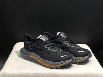 Hoka One One Kawana Cushioning Comfortable Gym Running Shoes Sneakers Black