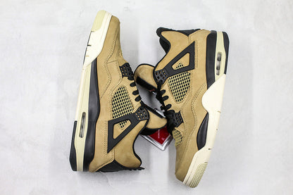 Nike Air Jordan 4 Retro Pale Ivory Black Sneakers