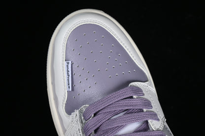 Nike Air Jordan 1 Low Vintage Grey Stealth White Purple Sail Sneakers