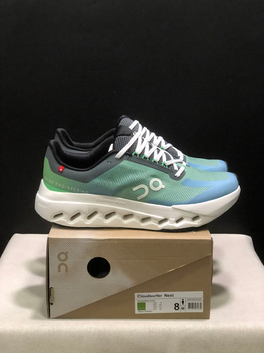On Running Cloudsurfer Next Casual Running Shoes Green Blue/Ivory
