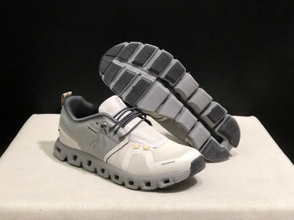 On Running Cloud 5 Lightweight Running Shoes Ivory White/Light Grey