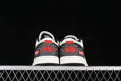 Nike Air Jordan 1 Low Black White Fashion Sneakers