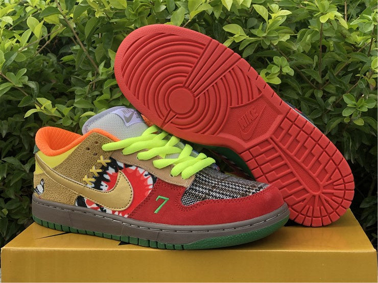 Nike Dunk Low SB What The Dunk Multicolor Sneakers