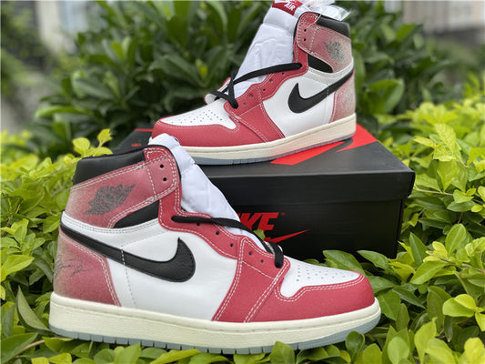Nike Air Jordan 1 Retro High OG SP x Trophy Room Chicago 2020 Red Multicolour Sneakers