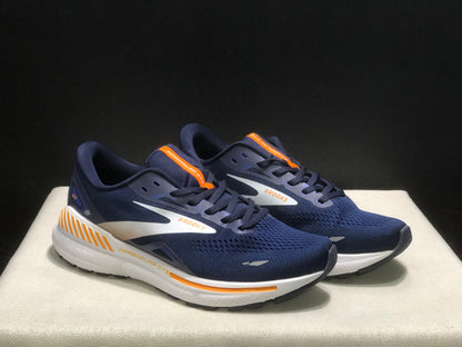 Brooks Adrenaline GTS 23 Shock-absorbing Wear-resistant Low-top Running Shoes Blue/Orange
