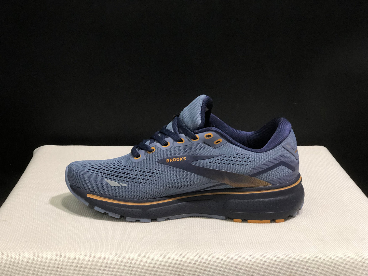 Brooks Ghost 15 Shock-absorbing Wear-resistant Low-top Running Shoes Deep Blue