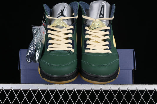 Nike Air Jordan 5 SE Craft Light Orewood Yellow Green Sneakers