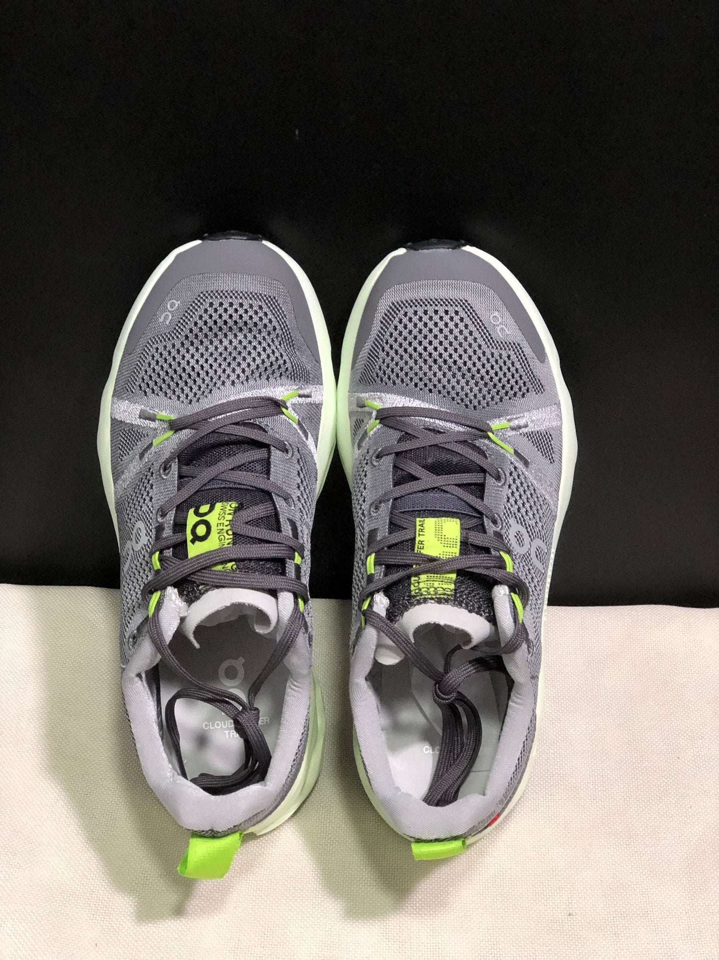 On Running Cloudsurfer Trail Waterproof Comfortable And Breathable Running Shoes Iron/Lima