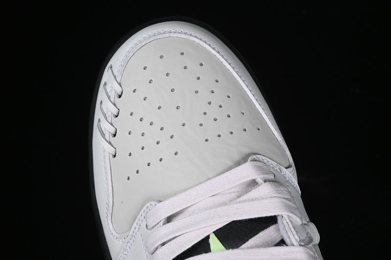 Nike Air Jordan 1 Low Method Of Make Black Sole White Grey Sneakers