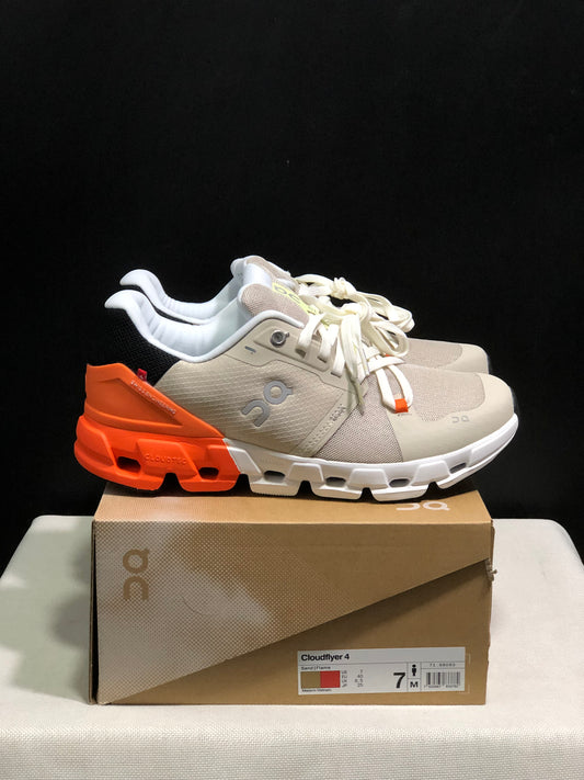 On Running Cloudflow 4 Shock-Absorbing And Wear-Resistant Running Shoes Sand/Flame
