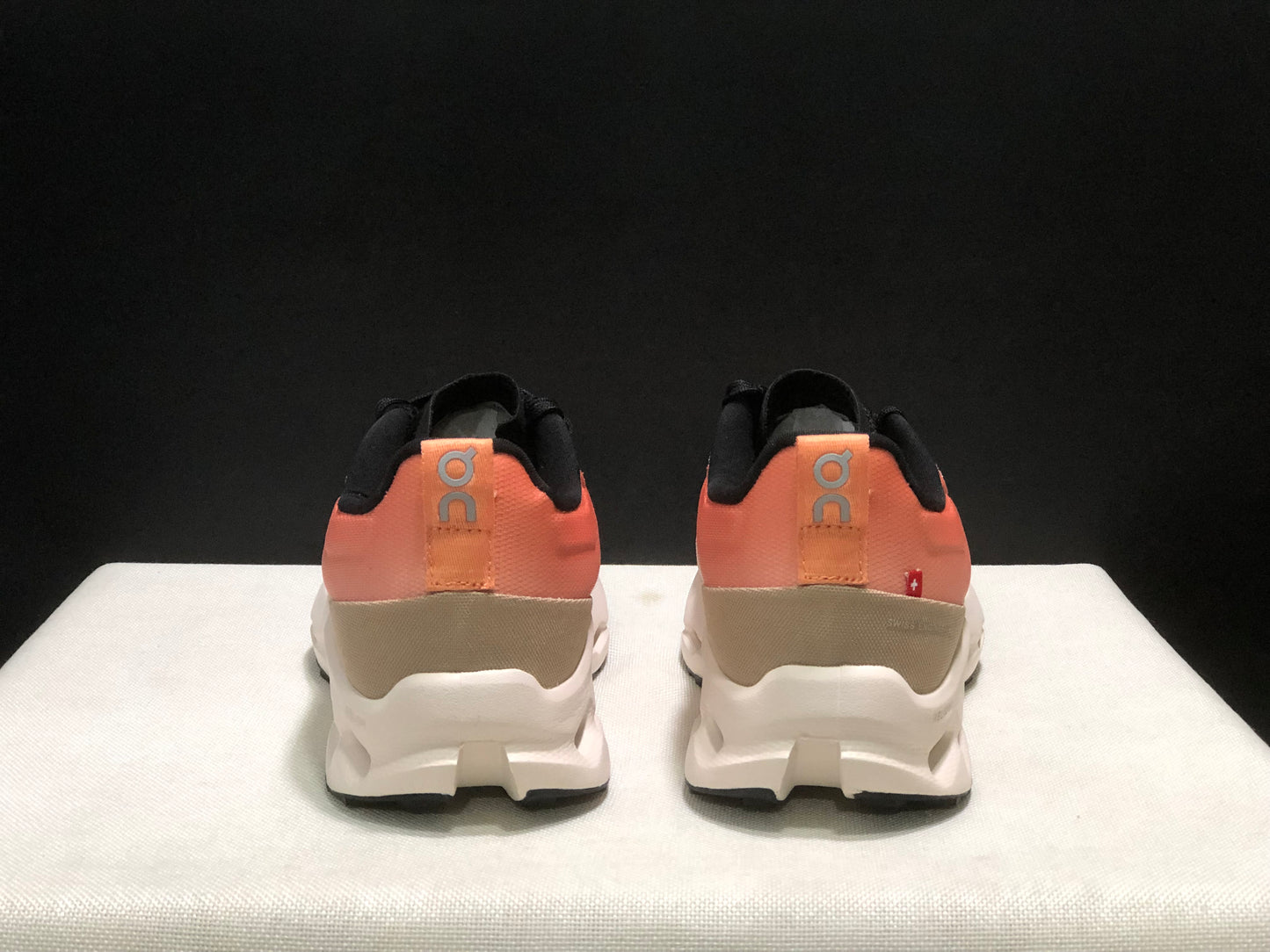 On Running Cloudsurfer Trail Waterproof Comfortable And Breathable Running Shoes Orange/White
