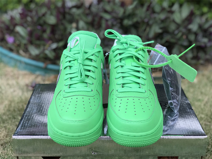 Nike Air Force 1 Low Off-White Brooklyn Green Sneakers