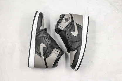Nike Air Jordan 1 Retro High-Top Shadow 2018 Black/Grey Sneakers
