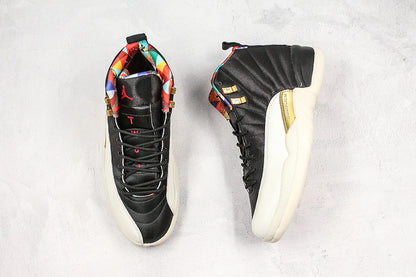 Nike Air Jordan 12 Retro Chinese New Year 2019 White Black Sneakers