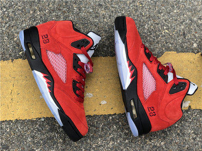 Nike Air Jordan 5 Retro Raging Bulls Red Sneakers