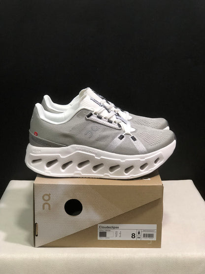 On Running Cloudeclipse Soft And Comfortable Running Shoes Alloy Ash/White