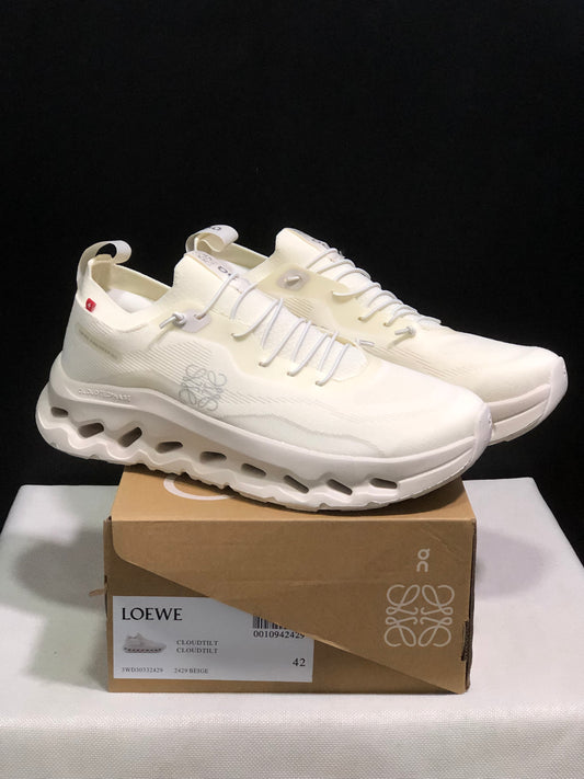 LOEWE x On Running Cloudtilt Running Shoes Co-Signed Edition Beige
