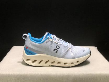 On Running Cloudsurfer Trail Waterproof Comfortable And Breathable Running Shoes Grey/Blue