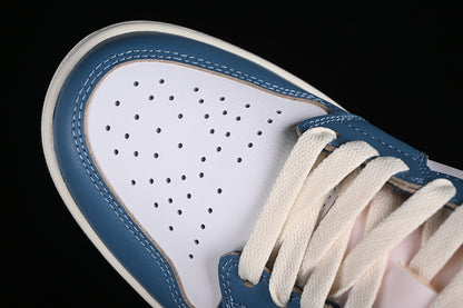 Nike Air Jordan 1 Low Ivory White Armory Navy Sneakers