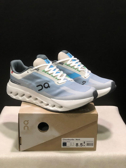 On Running Cloudsurfer Next Casual Running Shoes Niagara/White