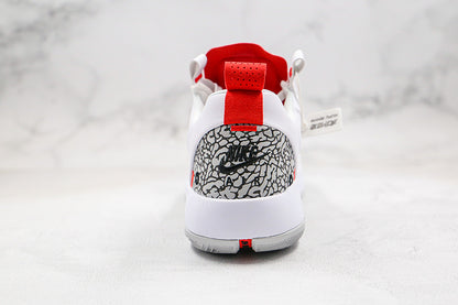 Nike Air Jordan 34 White Red Sneakers