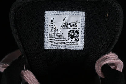Nike Air Jordan 1 Low Black White Grey Pink Sneakers