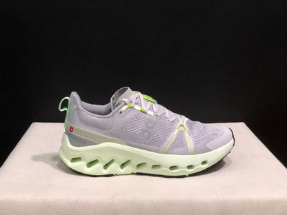 On Running Cloudsurfer Trail Waterproof Comfortable And Breathable Running Shoes Frost/Lima