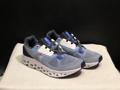 On Running Cloudstratus Breathable Support Running Shoes Wolf Grey