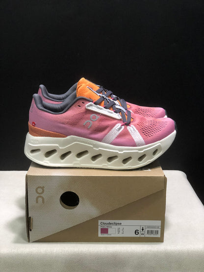 On Running Cloudeclipse Soft And Comfortable Running Shoes Pink/White
