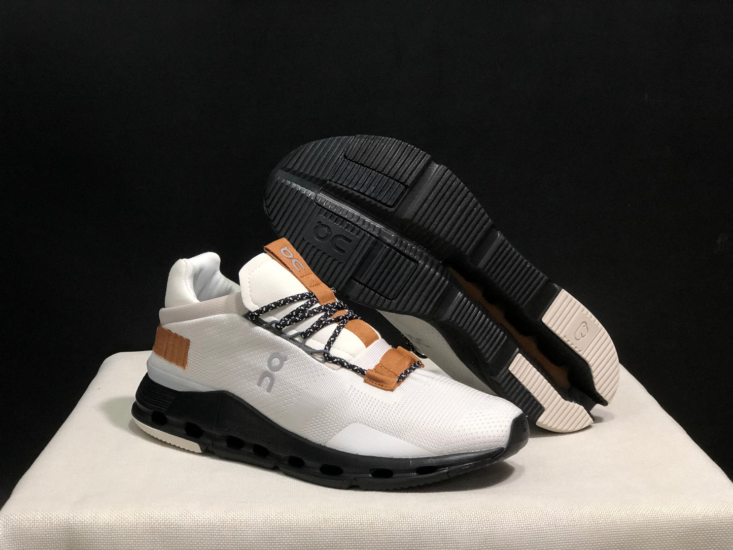 On Running Cloudnova Lightweight Sports Casual Shoes Beige/Balck
