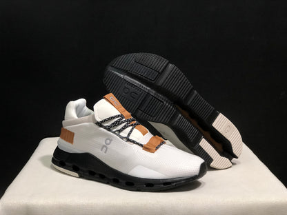On Running Cloudnova Lightweight Sports Casual Shoes Beige/Balck