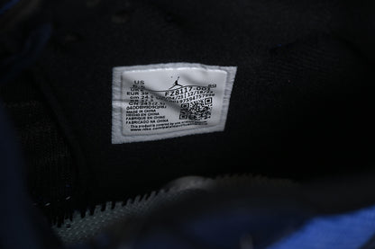 Travis Scott Nike Air Jordan Cut The Check Black Thunder Blue Sneakers