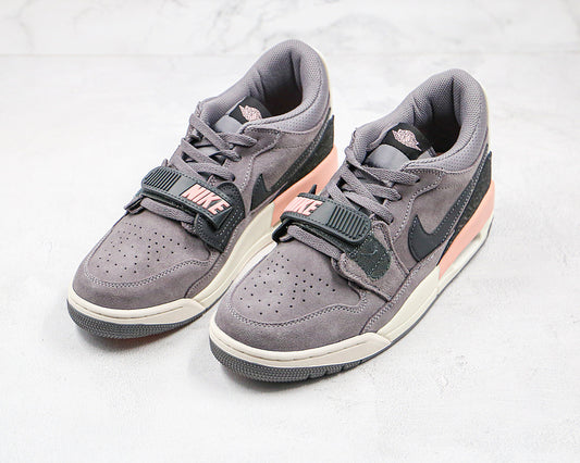 Nike Air Jordan Legacy 312 Low Grey Gunsmoke Coral Stardust Sneakers