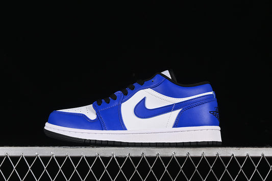 Nike Air Jordan 1 Low Black Game White Royal Sneakers