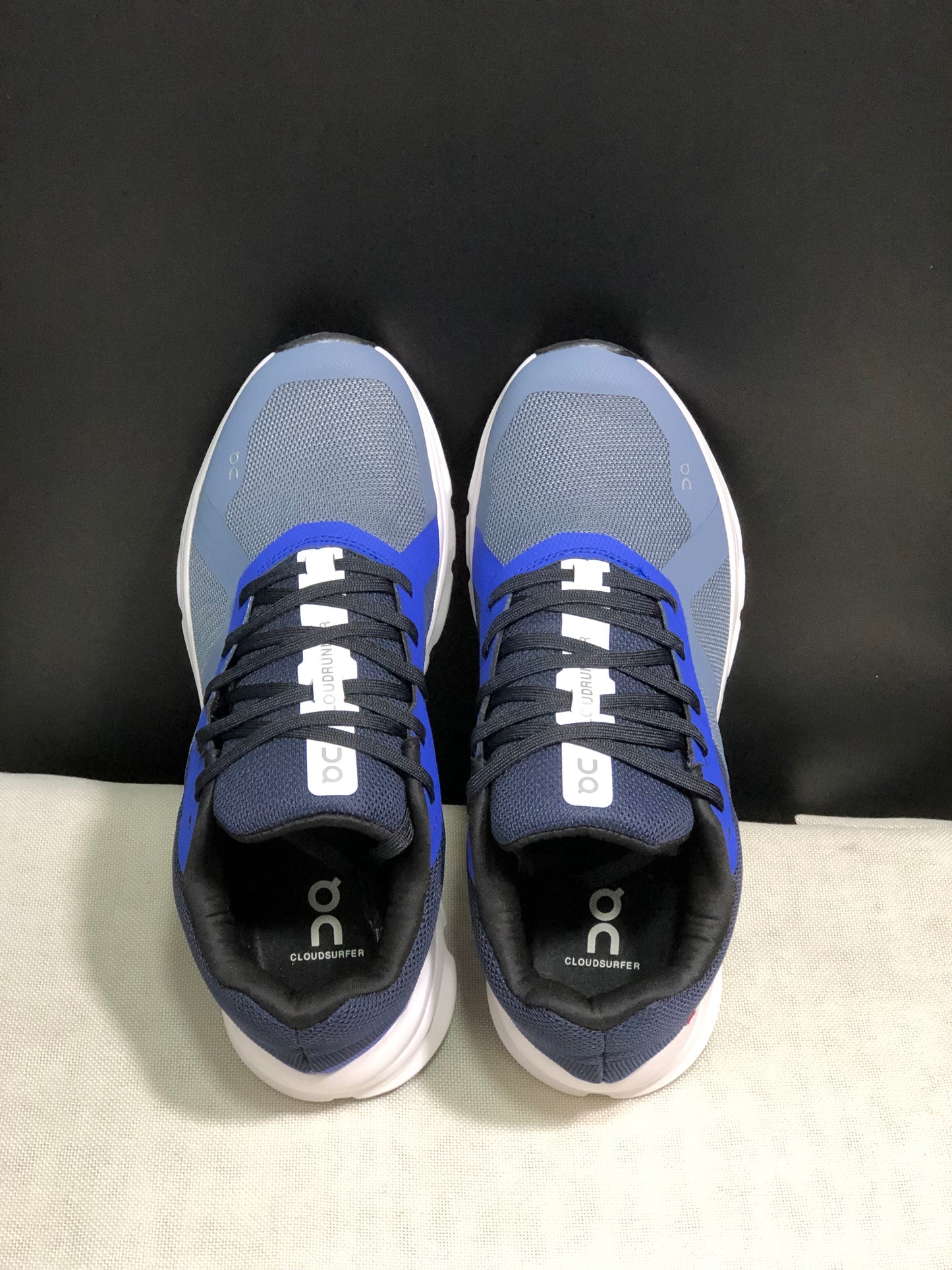 On Running Cloudrunner Anti-Slip Sports Running Shoes Haze Blue/White