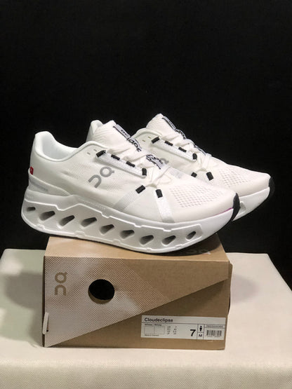 On Running Cloudeclipse Soft And Comfortable Running Shoes White