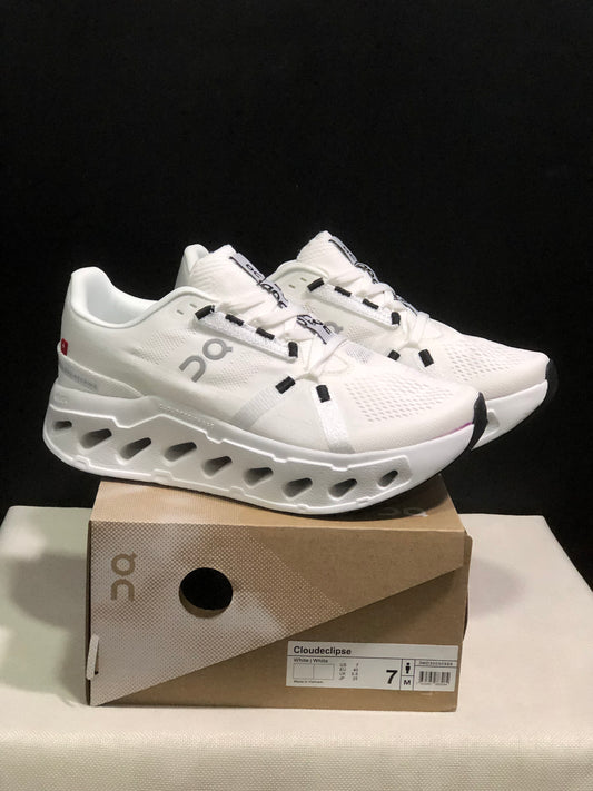 On Running Cloudeclipse Soft And Comfortable Running Shoes White