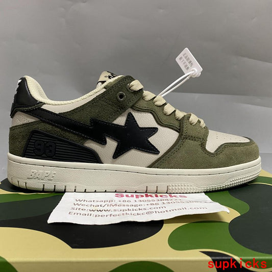 A Bathing Ape Bape SK8 Sta Olive (2022)