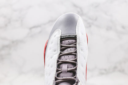 Nike Air Jordan 13 Retro GS 2014 Grey Toe Red White Sneakers