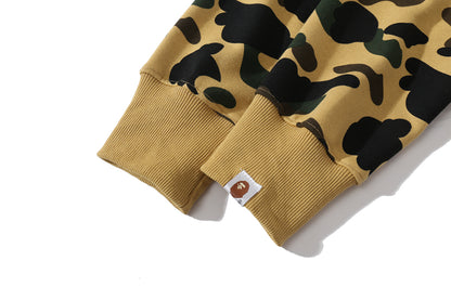 A Bathing Ape BAPE Camouflage Kangaroo Hoodie Yellow