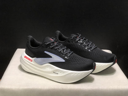 Brooks Glycerin Max Comfortable Low-top Running Shoes Black/White