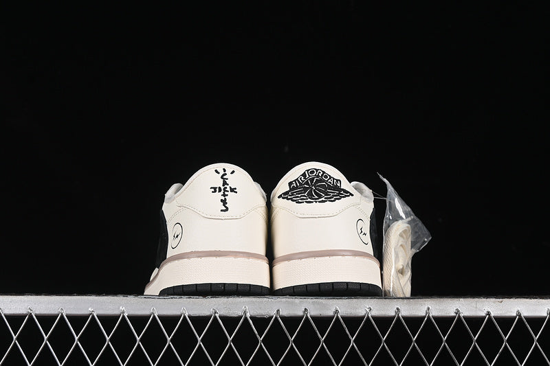 Nike Air Jordan 1 Low Travis Scott Fragment Design OG SP White Black Sneakers