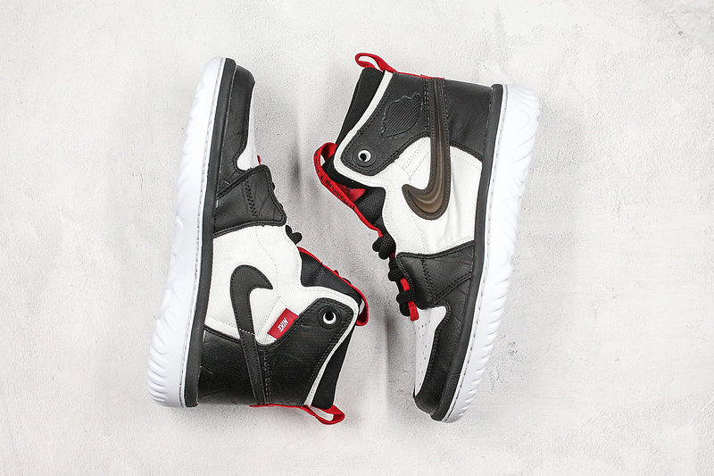 Nike Air Jordan 1 High React Black White Sneakers