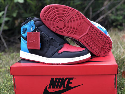 Nike Air Jordan 1 High OG UNC To Chicago 2020 Black Blue Red Sneakers