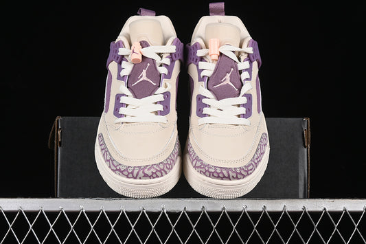 Nike Air Jordan Spizike Low Legend LightI Brown Violet Dust Sail Sneakers