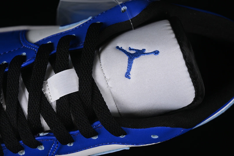 Nike Air Jordan 1 Low Black Game White Royal Sneakers